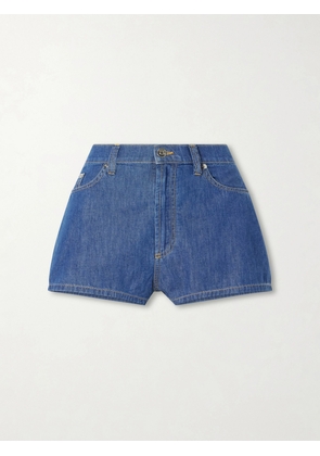 Versace - Denim High-rise Shorts - Blue - 25,26,27,28,29,30,31