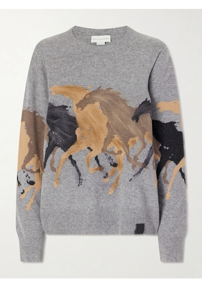Stella McCartney - Racing Horse Wool Sweater - Purple - xx small,x small,small,medium,large
