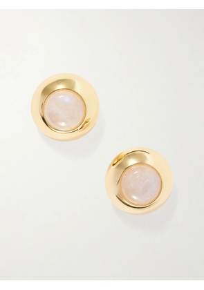 Julietta - Gold-plated And Moonstone Earrings - One size