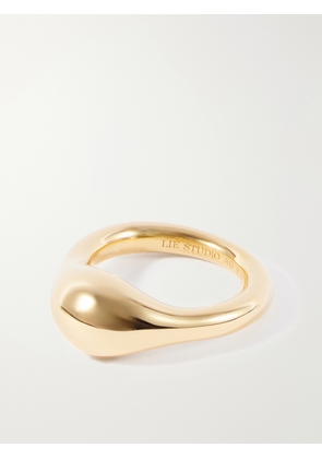 LIÉ STUDIO - The Chloe Gold-plated Sterling Silver Ring - 48,50,52,54,56