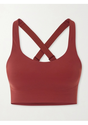 lululemon - Like A Cloud Stretch Bra Medium Support - Burgundy - US2,US4,US6,US8,US10,US12,US14