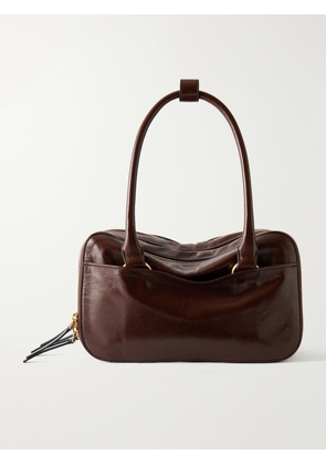 Marni - Bauletto Small Leather Tote - Brown - One size