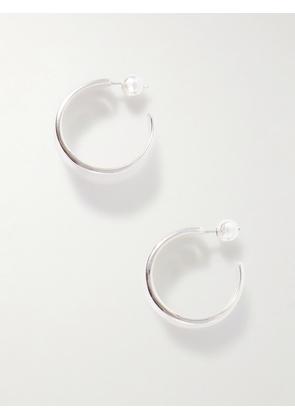 Sophie Buhai - Large Wave Sterling Silver Hoop Earrings - One size