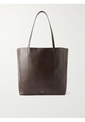 TOTEME - Roam Leather Tote - Brown - One size