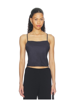 LESET Daniel Square Neck Tank in Navy. Size XS. Also in S, M, L, XL.