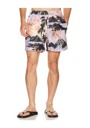 OAS Regalia Swim Shorts in Multi. Size S. Also in M, L, XL/1X.