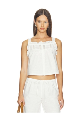 MORE TO COME Jamie Top in White. Size XXS. Also in XS, S, M, L.