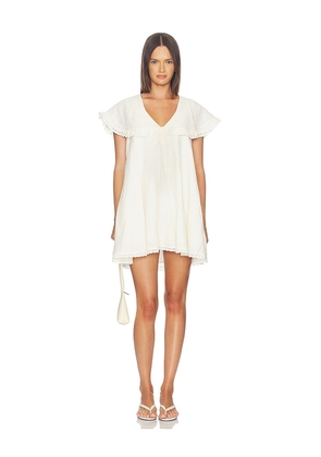 Stone Cold Fox x REVOLVE Clarie Mini Dress in Cream. Size XXS. Also in XS, S, M, L, XL.