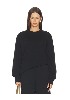 RENGGLI Long Sleeve Tee in Black. Size XS. Also in S, M, L, XL/1X.