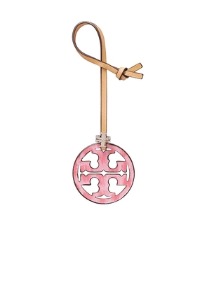 Tory Burch Miller Logo Key Fob in Pink.