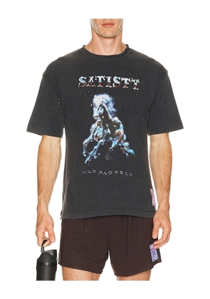 Satisfy Mothtech T-Shirt in Black. Size S. Also in M, L.