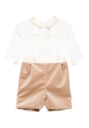 La Stupenderia Peter Pan-collar jumpsuit - Neutrals