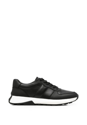 SERGIO MORETTI FIRENZE panelled leather sneakers - Black