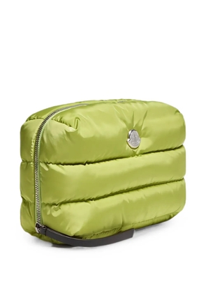 Moncler Caradoc quilted beauty case - Green