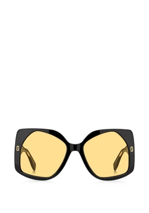 Marc Jacobs Eyewear geometric-frame sunglasses - Black