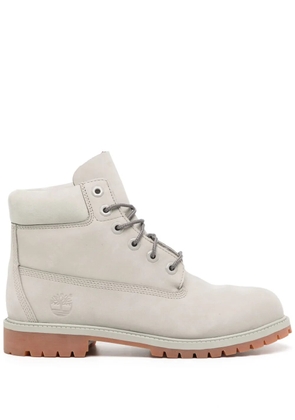 Timberland Junior's 6' Premium leather boots - Grey