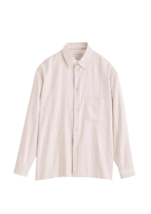 A Kind of Guise Gusto striped flannel shirt - Neutrals