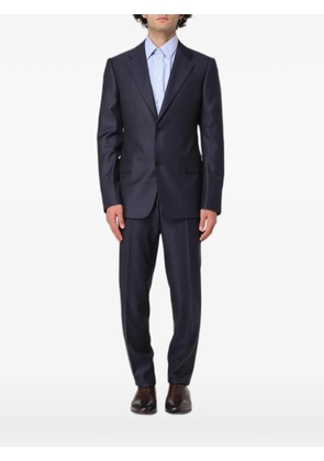 Emporio Armani single-breasted tailored suit - Blue