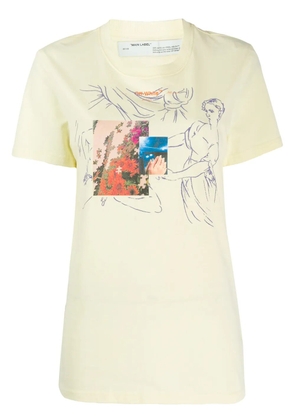 Off-White graphic print T-shirt - Yellow