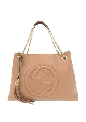 Gucci Pre-Owned 2016-2026 Medium Calfskin Soho Chain tote bag - Neutrals