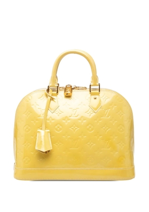 Louis Vuitton Pre-Owned 2012 Monogram Vernis Alma PM handbag - Yellow