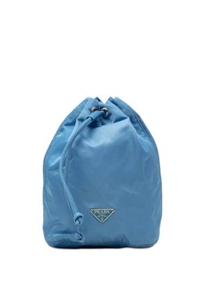 Prada Pre-Owned 2000-2013 Tessuto Drawstring pouch - Blue