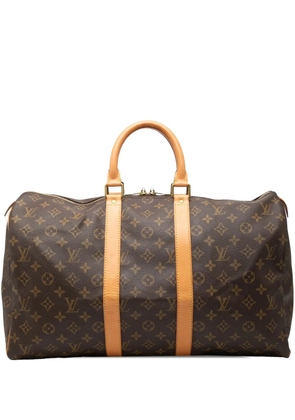 Louis Vuitton Pre-Owned 2001 Monogram Keepall 45 travel bag - Brown