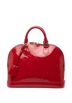 Louis Vuitton Pre-Owned 2014 Monogram Vernis Alma PM handbag - Red
