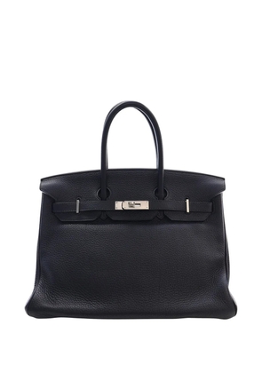 Hermès Pre-Owned 2010 Togo Verso Birkin Retourne 35 handbag - Black