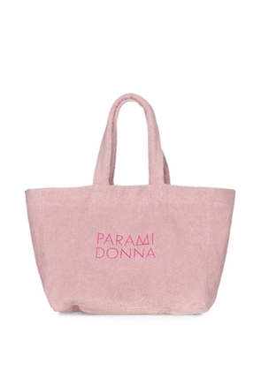 PARAMIDONNA logo-embroidered tote bag - Pink