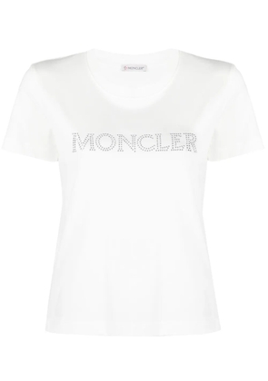 Moncler logo-embellished cotton T-shirt - White