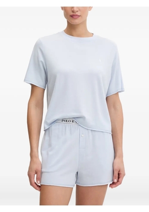 Polo Ralph Lauren Club Terry logo-waistband pyjama set - Blue