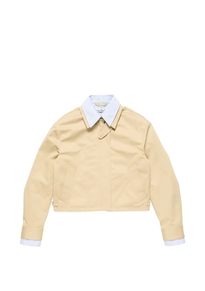 Acne Studios layered twill jacket - Neutrals