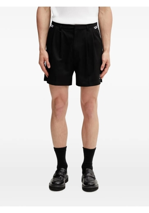 Fred Perry logo-embroidered shorts - Black