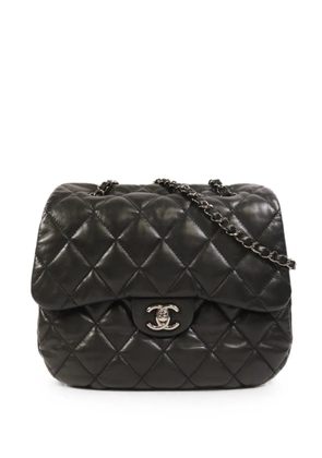 CHANEL Pre-Owned accordion Flap quilted CC crossbody bag - Black
