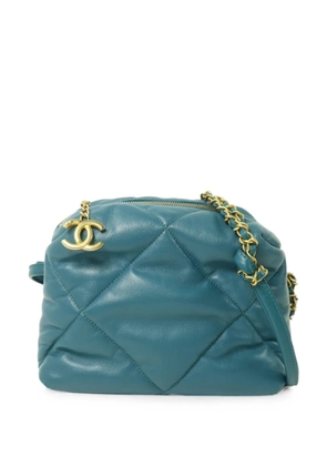 CHANEL Pre-Owned quilted CC shoulder bag - Blue