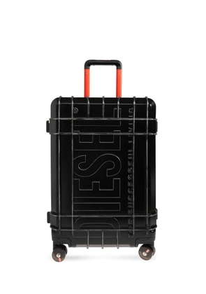 Diesel embossed-logo suitcase - Black