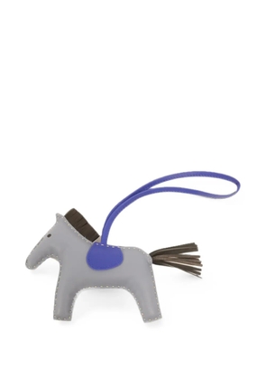 Hermès Pre-Owned MM Rodeo horse bag charm - Blue