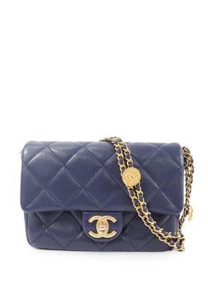 CHANEL Pre-Owned CC turn-lock shoulder bag - Blue