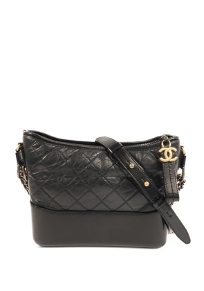 CHANEL Pre-Owned small Gabrielle quilted shoulder bag - Black