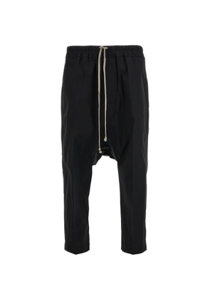 Rick Owens Drawstring Cropped trousers - Black