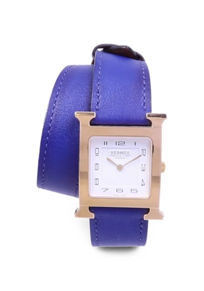 Hermès Pre-Owned H Watch Double Tour 26mm watch - White