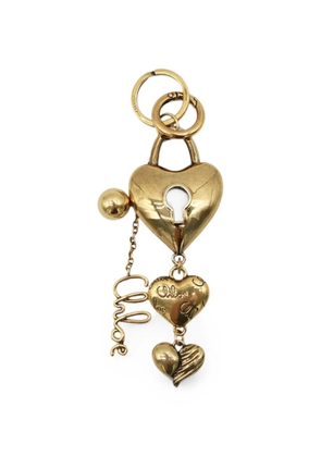 Chloé heart padlock keyring - Gold