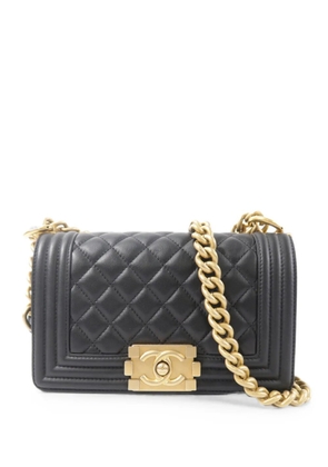 CHANEL Pre-Owned 20 Boy quilted shoulder bag - Black