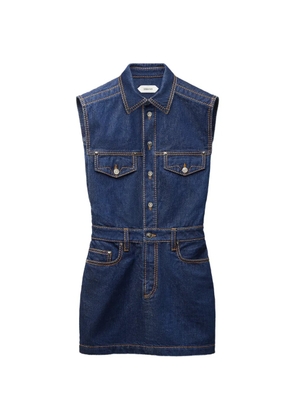 Versace denim mini dress - Blue
