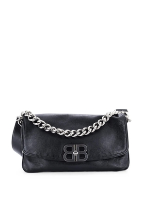 Balenciaga Pre-Owned BB Soft Flap Bag Leather Medium shoulder bag - Black
