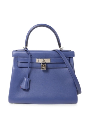 Hermès Pre-Owned 2018 Kelly 28 tote bag - Blue