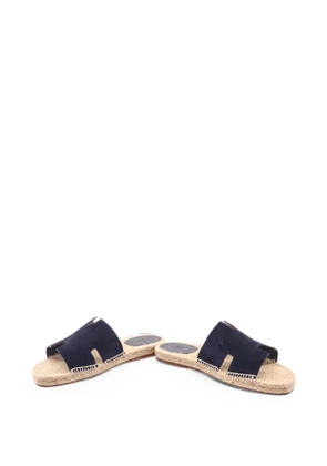 Hermès Pre-Owned 1920s Antigua suede sandals - Blue