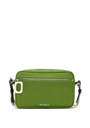 JW Anderson JWA-puller cotton crossbody bag - Green