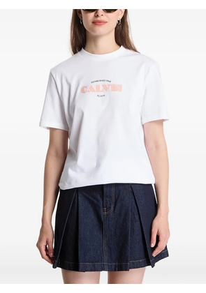 Calvin Klein Resort logo-print T-shirt - White